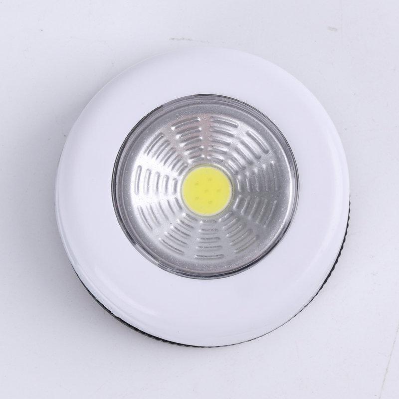 1PC COB LED Unter Schrank Licht mit Aufkleber Drahtlose Wand Lampe Kleiderschrank Schrank Küche Nachtlicht weiß