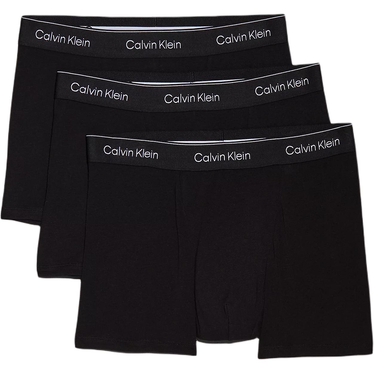 Calvin Klein Bequeme Boxer-Briefs mit mittlerer Leibhöhe und Logo Herren Unterwäsche Schwarz LV00NB4286-TM6 L gray