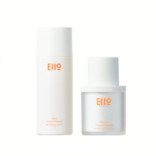 Eiio Vita C23 Toning Ampulle 30ml , Vita C Enzymreiniger 60g (7 Optionen) #Cleanser+Ampoule