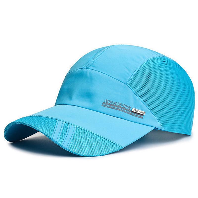 Mode Sommer Outdoor Baseball Hut für Männer Frauen Lauf Visor Cap Neue Angeln Cool Quick Dry Mesh Cap