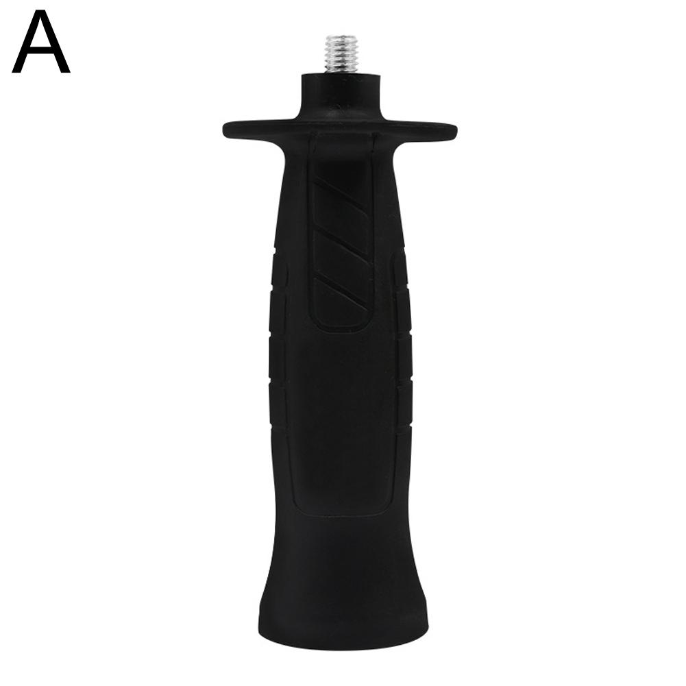 8MM 10MM Durchmesser Winkel Grinder Griffe Kunststoff Gewinde Hilfs Hand Werkzeug Marken Ersatz EINE H8T3 Black-M8 long