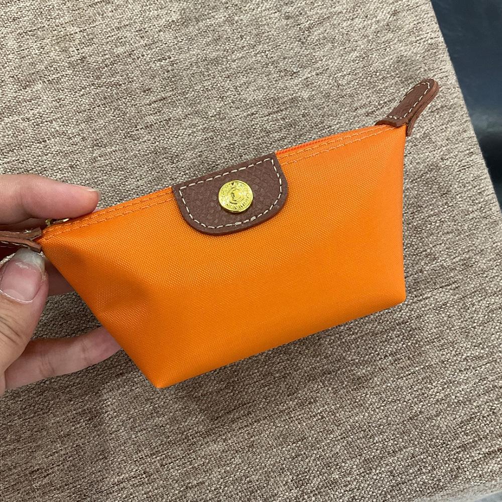 Mini Fashion Knödel Tasche Zarte Geldbörse Tragbare Lippenstift Kopfhörer Schlüssel Aufbewahrungstasche Münzfach Mini Geldbörse Designer Handtaschen orange