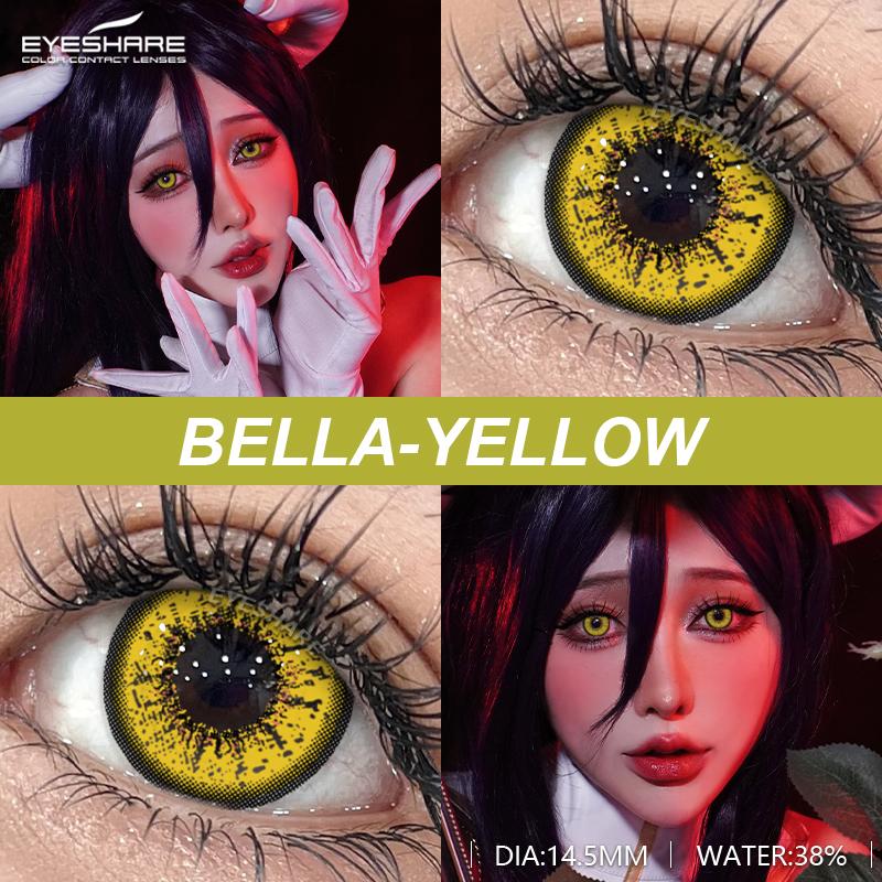 Eyeshare NEU Cosplay Farbige Kontaktlinsen für Augen Blaue Anime Augenlinsen Halloween Farbige Linsen Rote Kontaktlinsen Kosmetisches Make-up