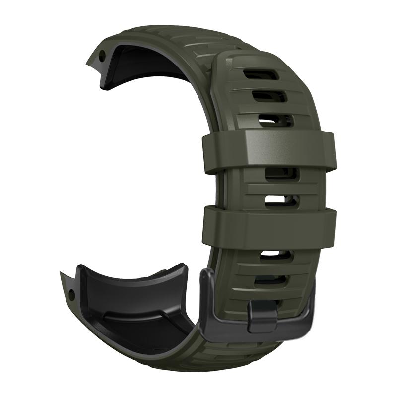 Offizielles Armband für Garmin Instinct 2X Solar/Instinct 3 50mm Smartwatch-Armband Herren Silikon Sport Uhrenarmband Armband Ersatz For Instinct 3 50mm olivgrün schwarz