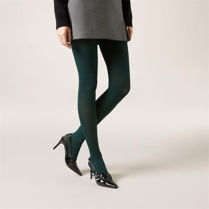 Rote Strumpfhosen für Damen, durchsichtige Strümpfe, schlanke, durchsichtige Dessous, Spitzen-Leggings, Winter-Strumpfhosen für Damen, Strümpfe mit Fuß, Nylon, rote Bodys, sexy Strumpfhosen One size flaschengrün