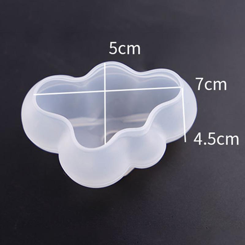 1pc 3D Wolke Form Schokolade Silikon Form Mousse Fondant Eiswürfel Pudding Süßigkeiten Seife Formen Backen Kuchen Dekoration L