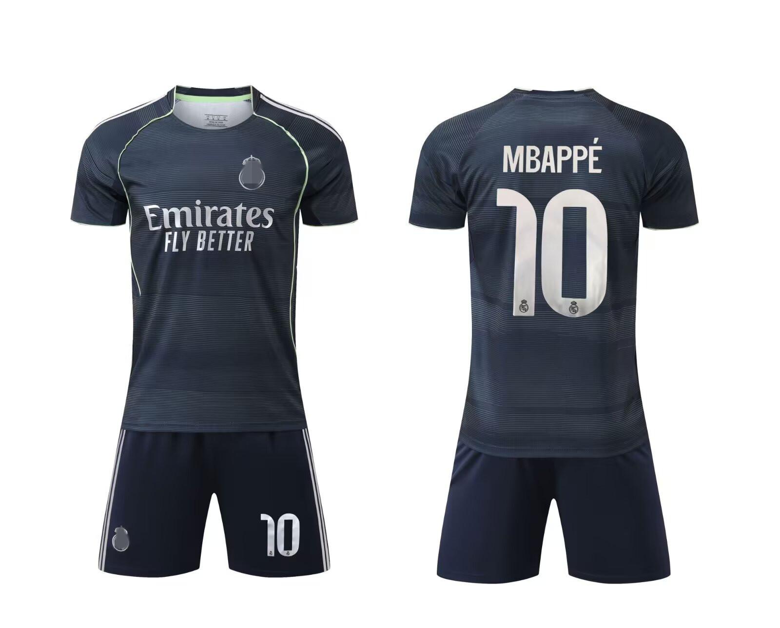 25-26 Real Madrid Auswärts Königsblau Nr.. 10 Fußballtrikot Kinder-Trikot Kinderkleidung Erwachsenengröße 14-3XL 14 yards/90