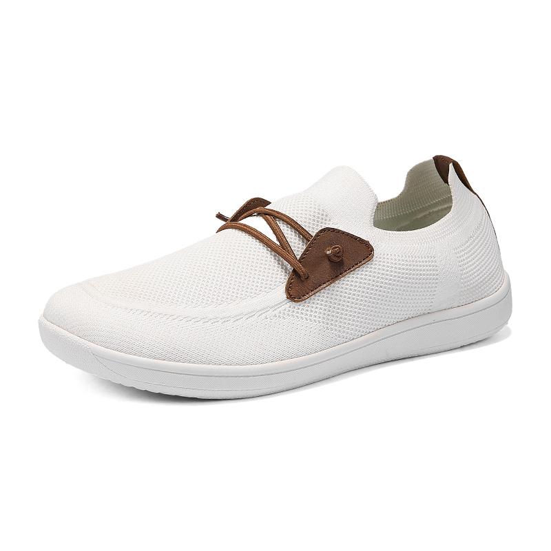 Große Größe 50 Unisex ExtraWeite Barfußschuhe Für Herren Damen Outdoor Atmungsaktiv FreizeitSchuhe 45 weiß