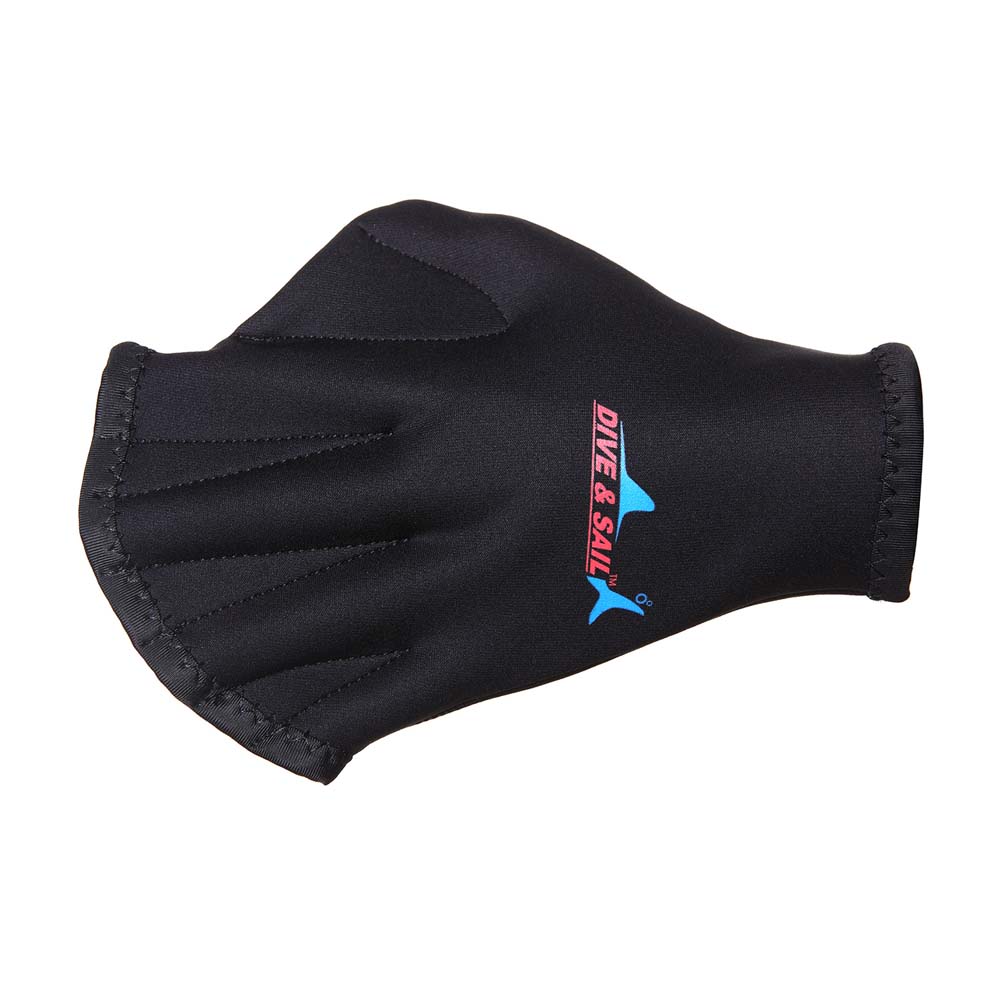 2mm Neopren-Neoprenhandschuhe mit Schwimmhäuten Schwimmen Tauchen Training Surfen Schnorcheln Paddeln schwarz