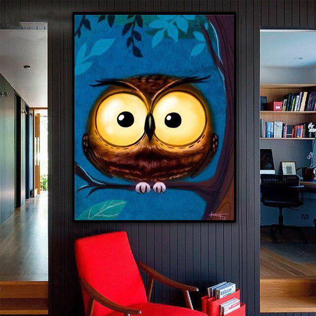 Tier Eule Diamant Stickerei 5D DIY Diamant Malerei Kreuzstich Bild voller runder Diamant 20X30