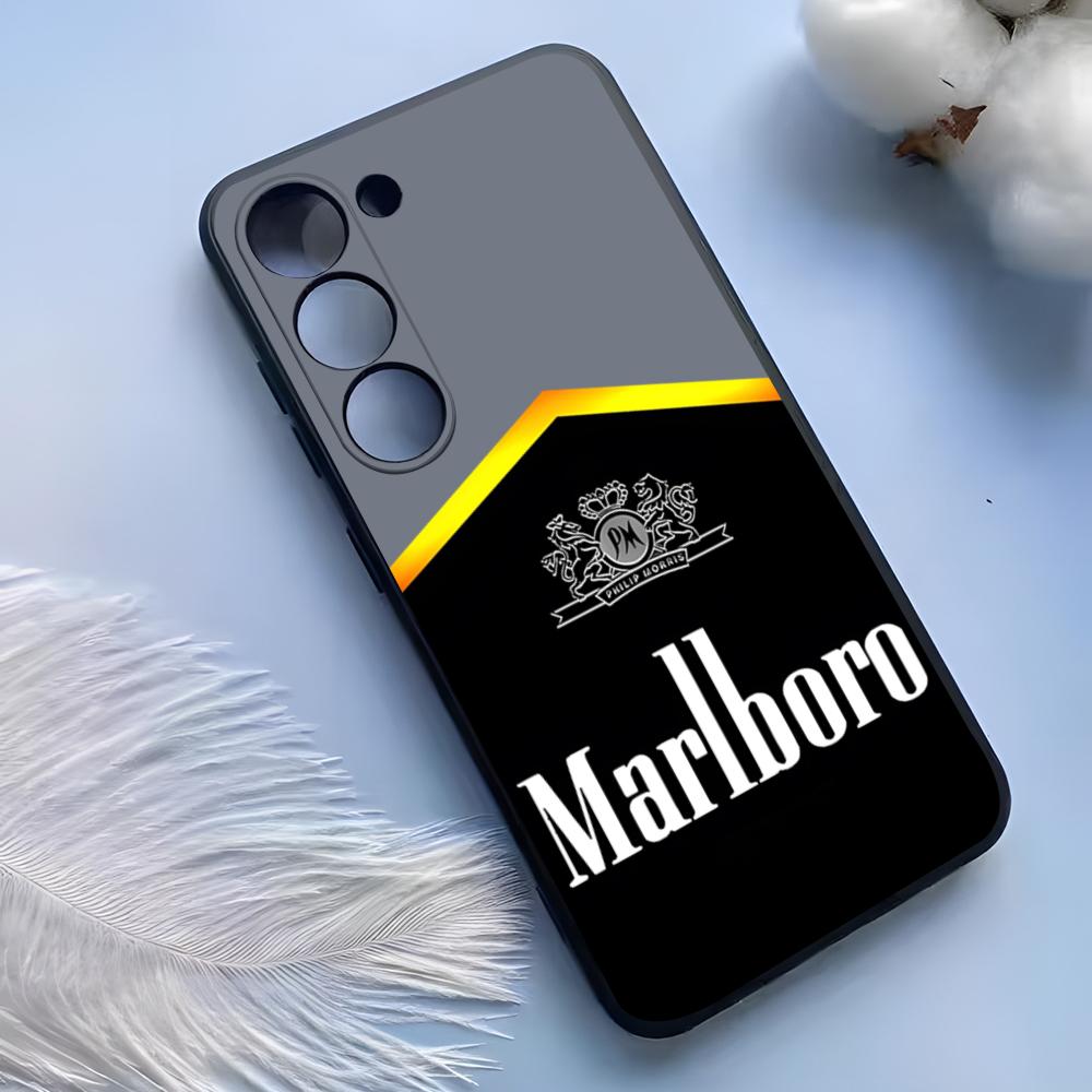 Zigaretten-M-Marlboross Handyhülle Für Samsung S25 Ultra S24 S23 S22 S21 S20 Plus Fe Galaxy A54 A53 A34 A25 Silikonhülle Samsung S23