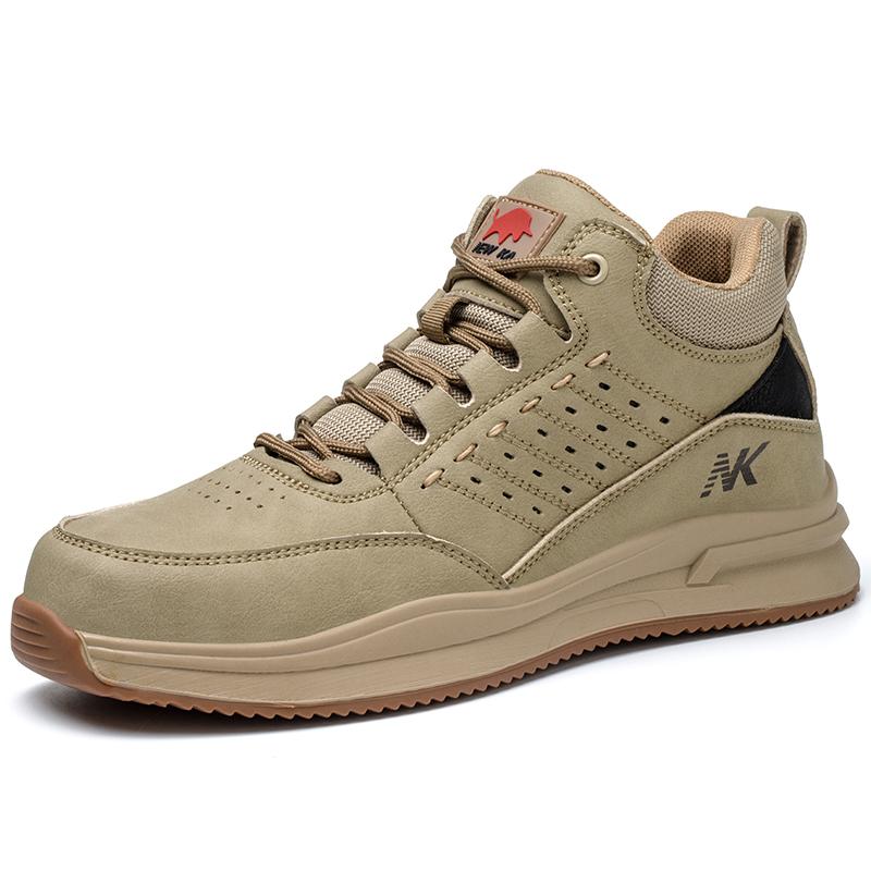 Sicherheitsschuhe für Männer, Arbeitsschuhe, unzerstörbare Arbeitssicherheitsstiefel, leichte Schuhe, Herrenschuhe mit Zehenschutz aus Kunststoff, Arbeitsschuhe mit Schutz 45