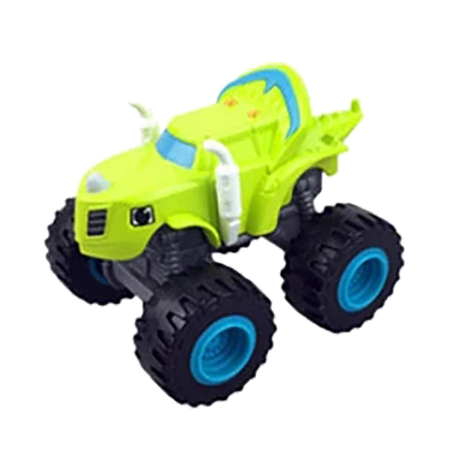 (H0826)Monster Truck Spielzeug Maschinen Auto Spielzeug klassische Blaze Autos Spielzeug Modell Geschenk grün