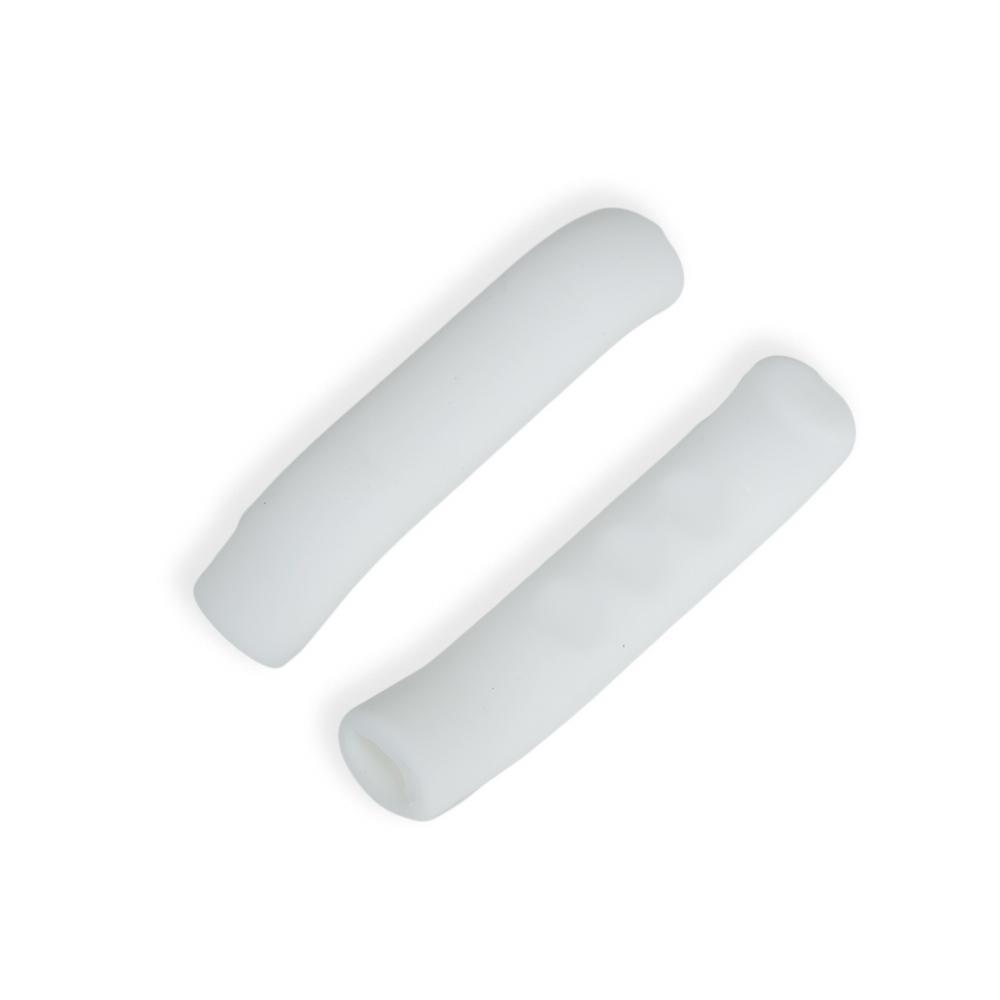 Fahrradbremsgriffabdeckung Silikon MTB Griffe Fahrradlenker Schutzabdeckung Anti-Rutsch-Fahrradschutzausrüstung Fahrradzubehör weiß