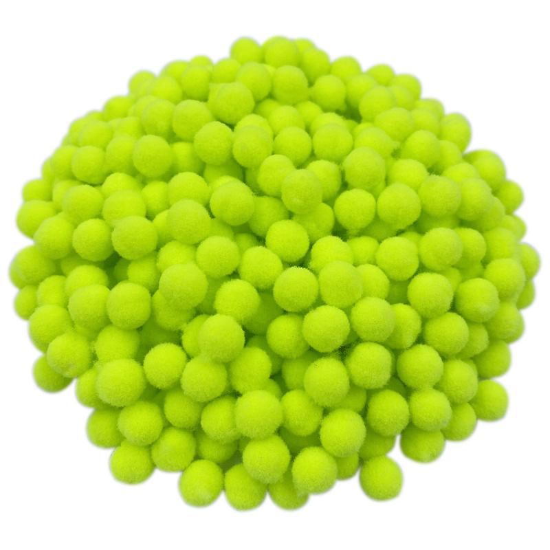 150 Stück/100 Stück 10/15 mm Pompones Pompom Nähen Plüschball DIY Handarbeit Material Flauschiges Hochzeitsdekor Bastelzubehör Schmuck Weiches Kinderspielzeug Zubehör 15mm 100pcs apfelgrüne