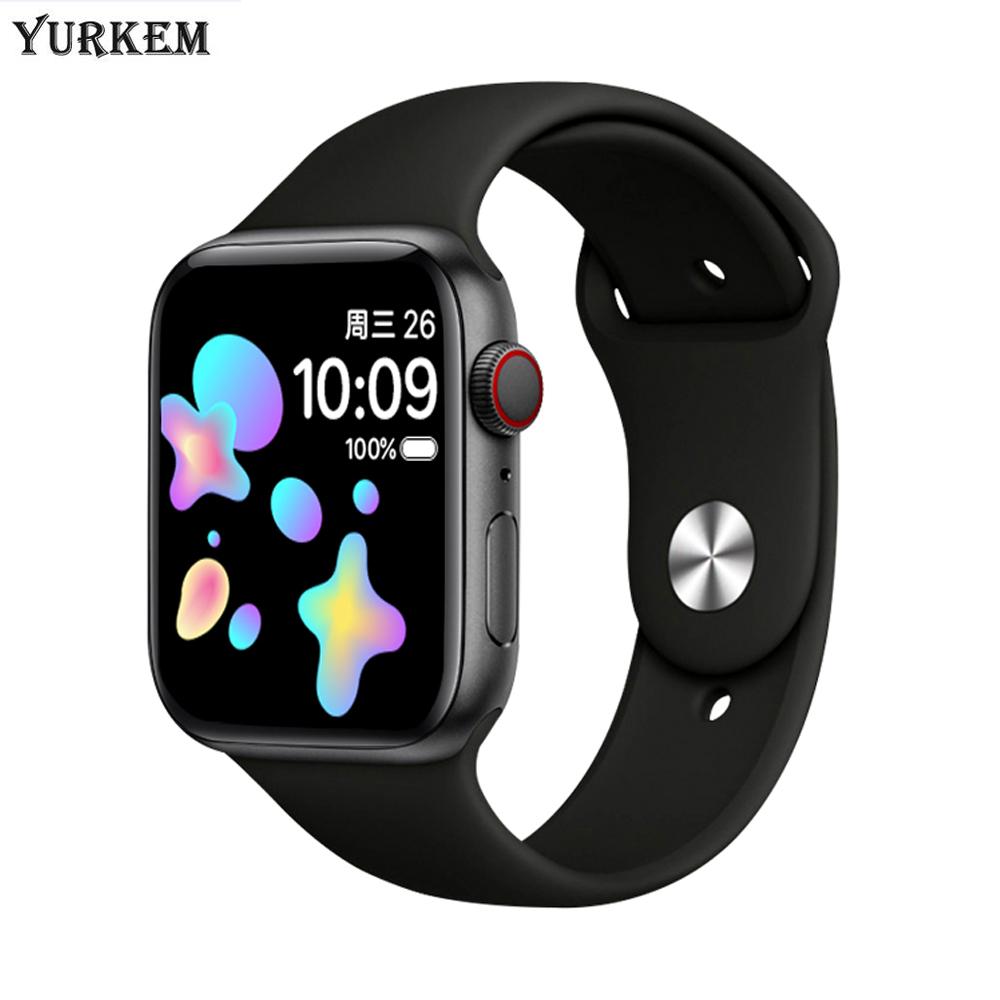 YurKem IWO Serie 7 Smartwatch, wasserdicht, Herzfrequenz, für Herren und Damen, Sport-Fitness-Tracker, Smartwatch