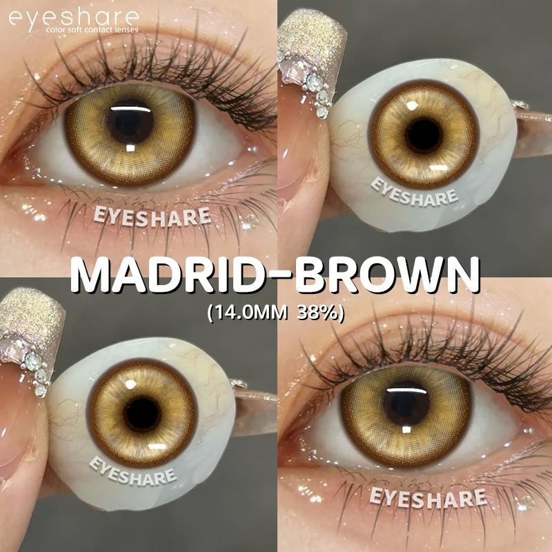 Eyeshare 2 Stück Spirit Yellow Eye Farbige Kontaktlinsen Vampir für Halloween Jährliche Cosplay Kontaktlinsen
