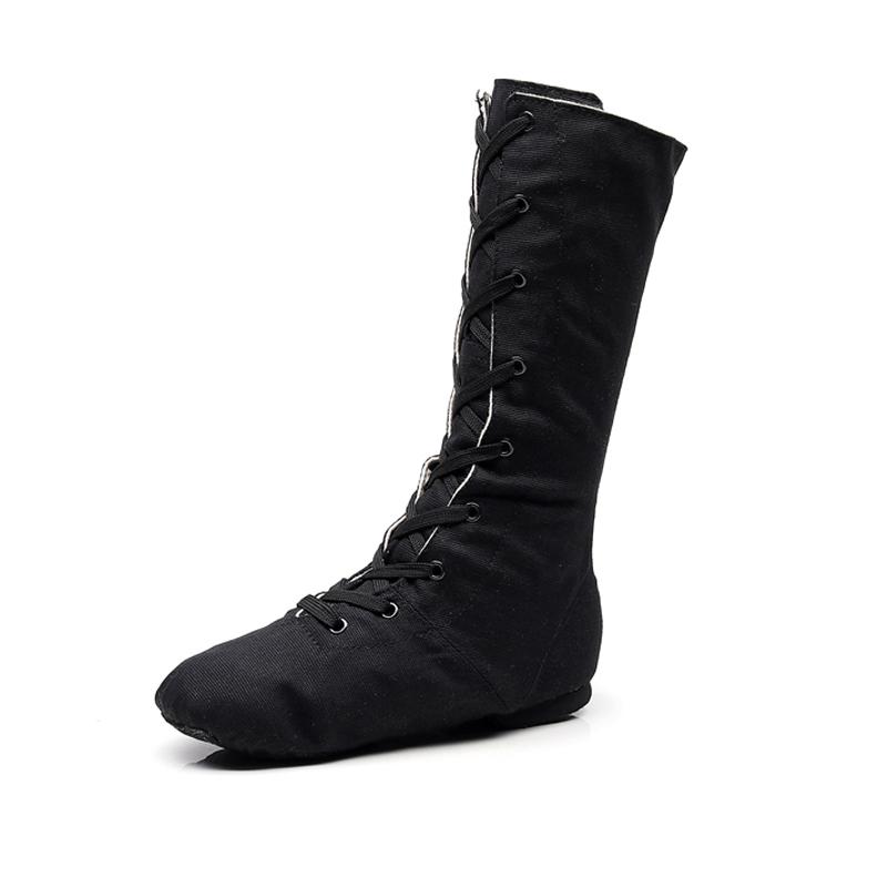 Karnevalsstiefel Fasching Tanzstiefel Garde Schwarz Weiß Rot 39