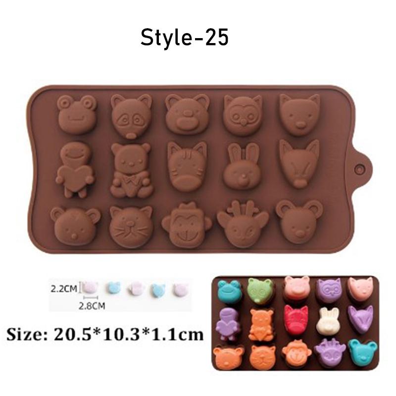 Mode Obst 3D Eis Harz Form Tier Form Jelly Pudding Kuchen Backen Werkzeug Gummibärchen Süßigkeiten Silikon Formen DIY Schokolade Animal