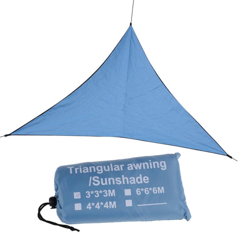 Wasserdichtes Dreieckiges UV Sonnensegel Kombinationsnetz Dreieck Sonnensegel Zelt himmelblaue