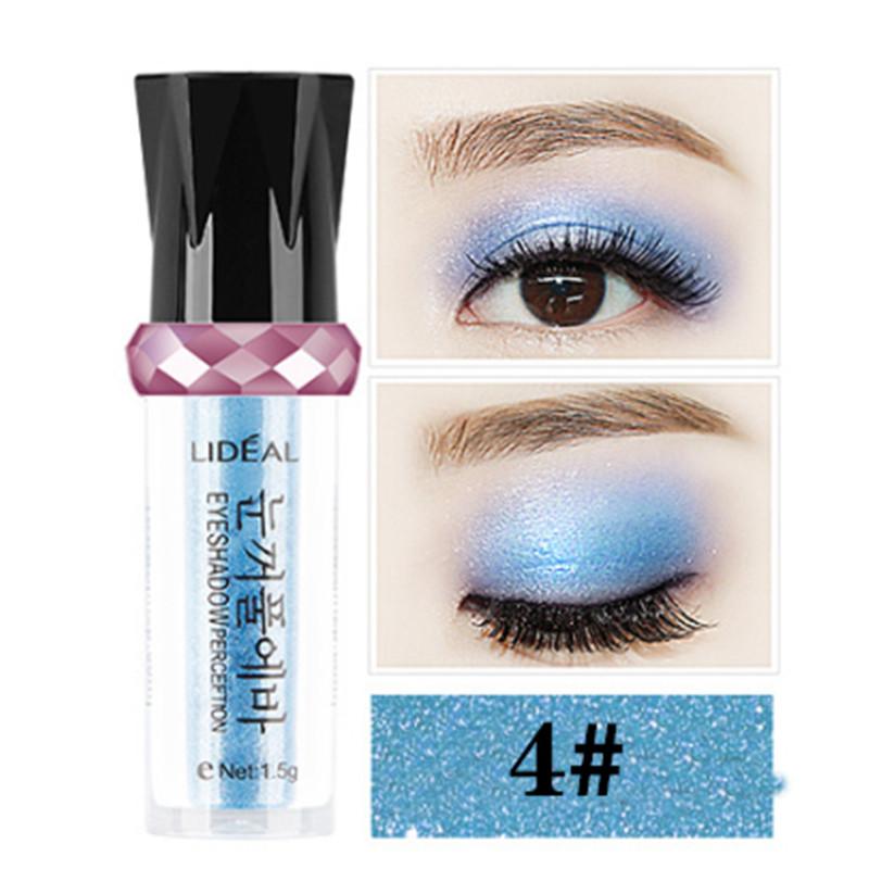 Glänzendes, langanhaltendes Schimmer-Glitzer-Pigment-Puder, Nude-Mineral-Lidschatten-Highlight-Roll-on-Frauen-Kosmetik-Werkzeug 4