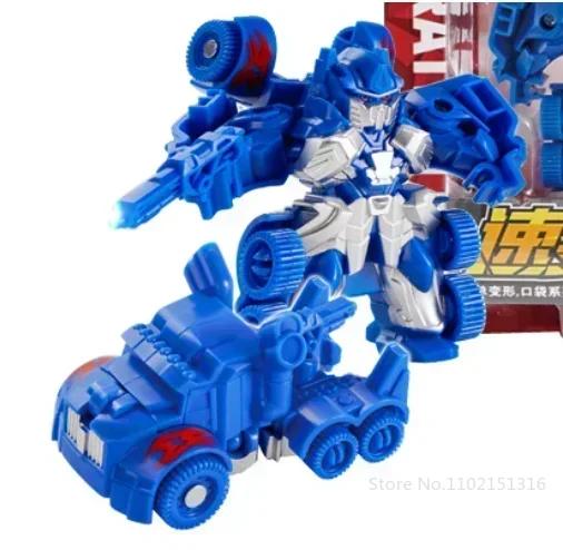 Kinderspielzeug Mini-Transformationsroboter-Paket Spielzeugmodelle 2-in-1 Verformbares Auto-Spielzeug Roboter Spielzeug für Kinder als Geschenk konzipiert
