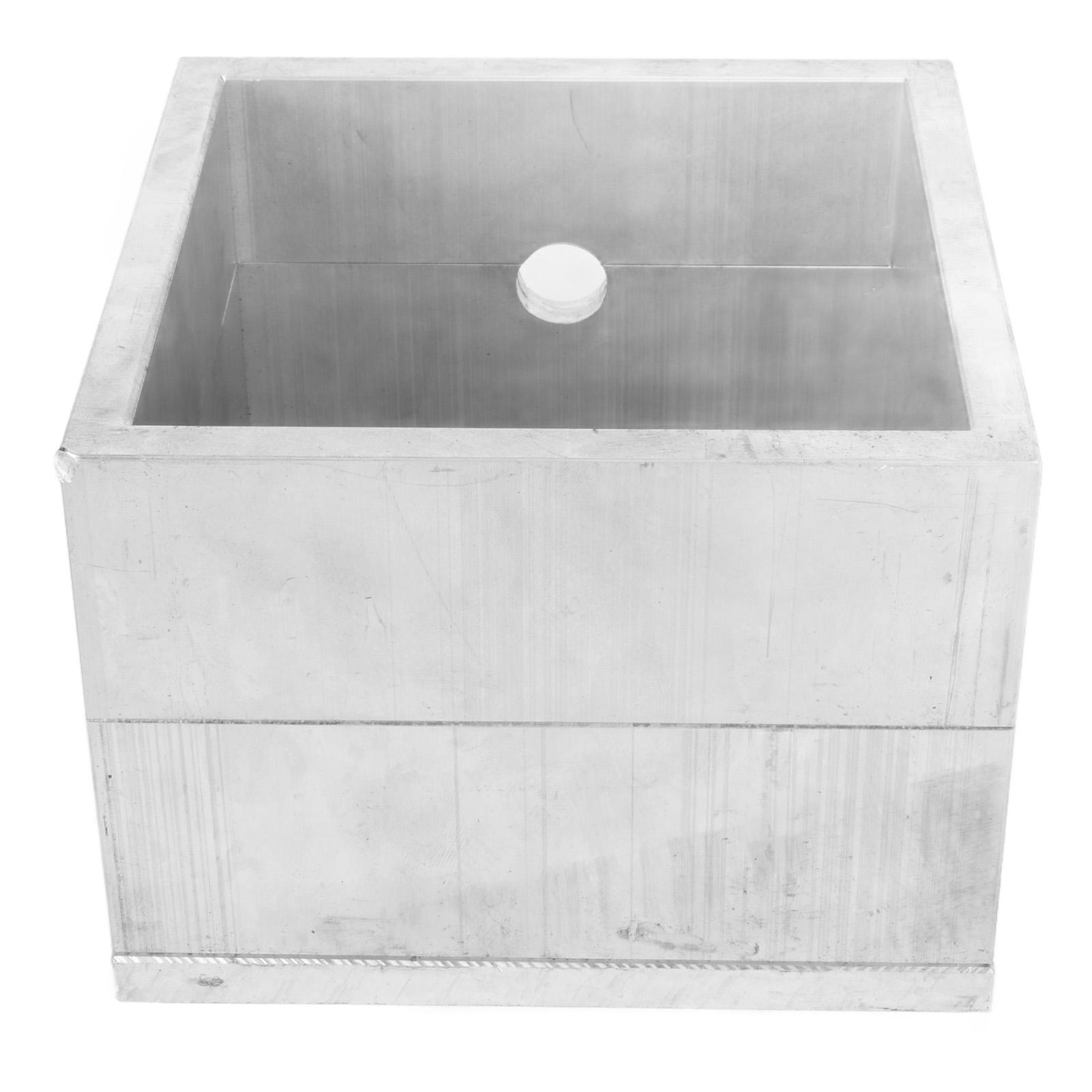 Sandguss Sandkasten Quadrat Aluminiumlegierung DIY Metallring Schmuckgussbehälter für Schmuck