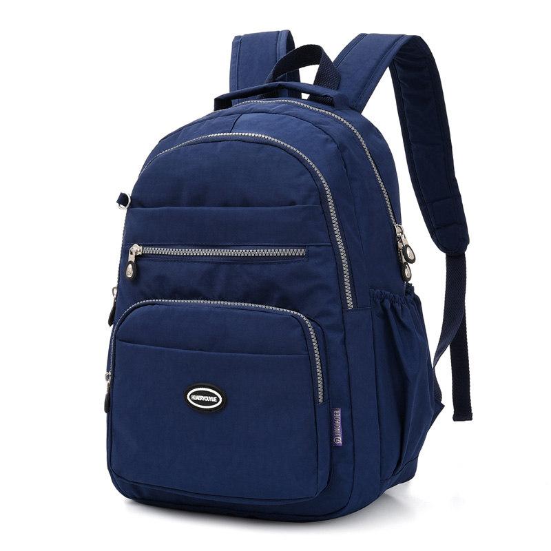 2023 neue Wasserdichte Nylon Rucksack Frauen Große Kapazität Reise Rucksack Freizeit Laptop Rucksack Schule Tasche Für Mädchen Mochila Sac 31cm x 17cm x 42cm