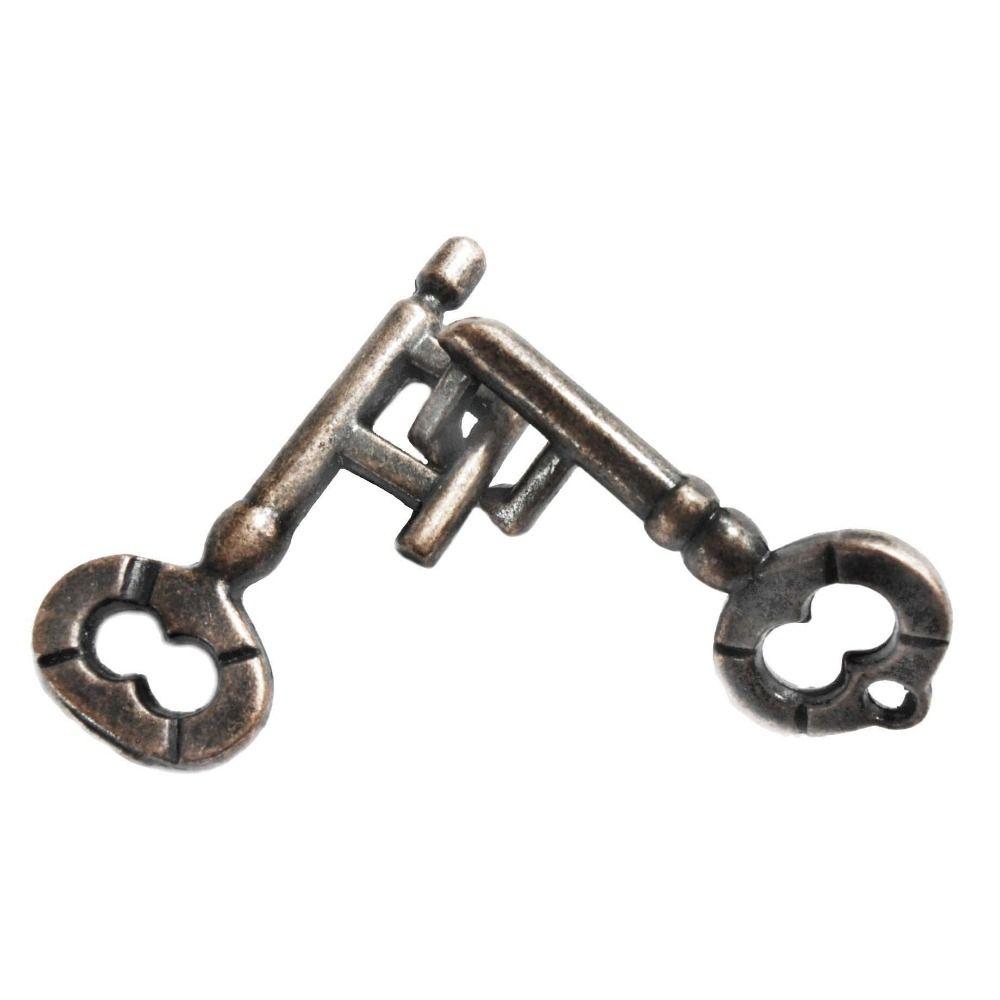 Puzzle pädagogische Luban Lock Puzzle Spielzeug Puzzles Spiel Metall Draht Puzzle Metall Brain Teaser Spielzeug 1