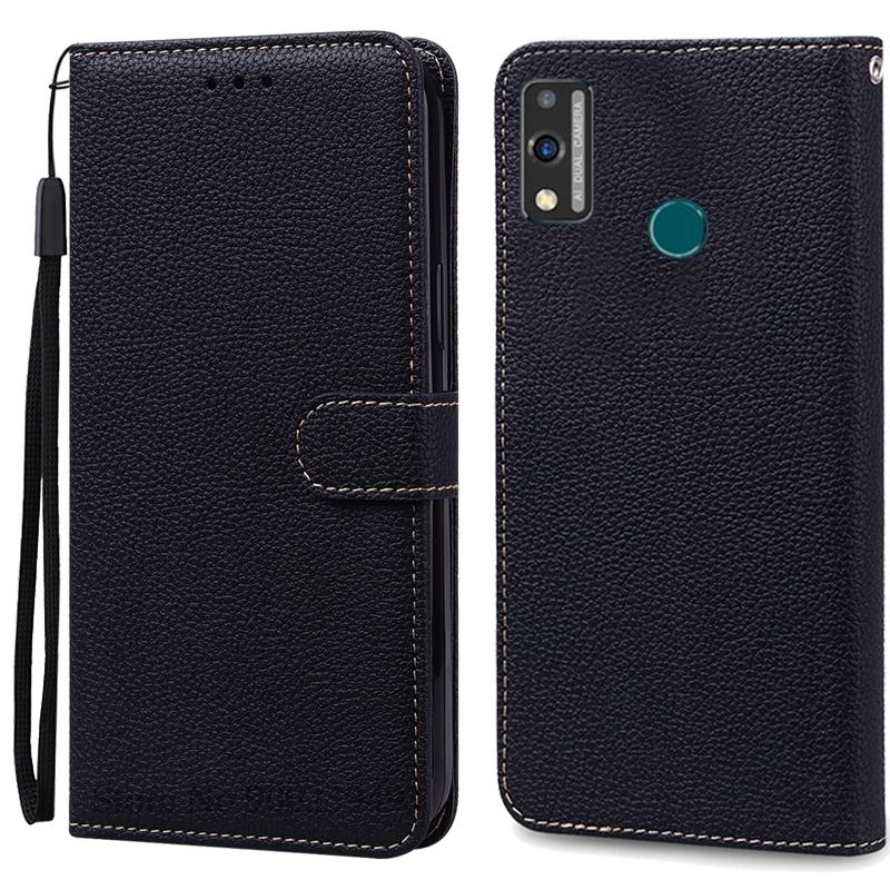 Für Honor 9X Lite Hülle Brieftasche Flip Lederhülle Für Honor 9X Lite Hülle Honor 9X Lite JSN-L21 JSN-L22 JSN-L23 Handyhülle Fundas For Honor 9X Lite schwarz
