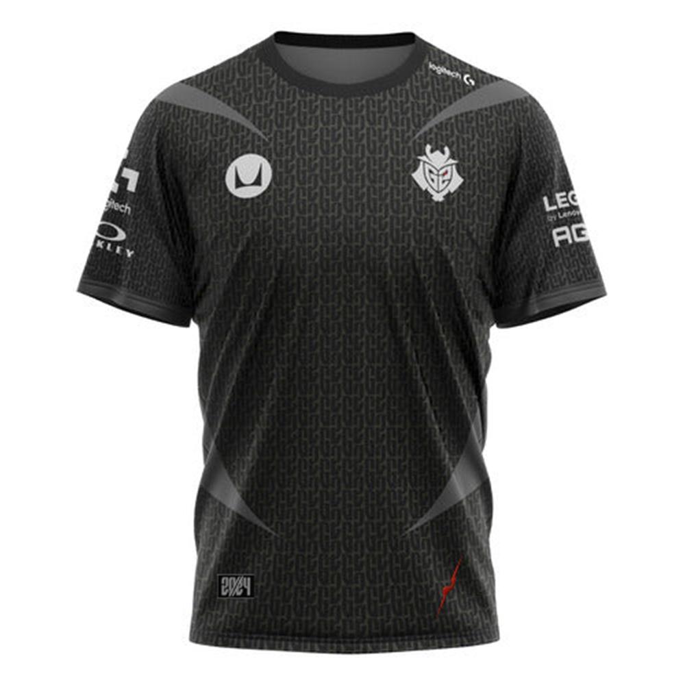 2025 CSGO Major G2 Esports Club Support Trikot CS2 Spiel Trainingsspiel Uniform Herren T-Shirt Sportwettkampf Team Trikot S