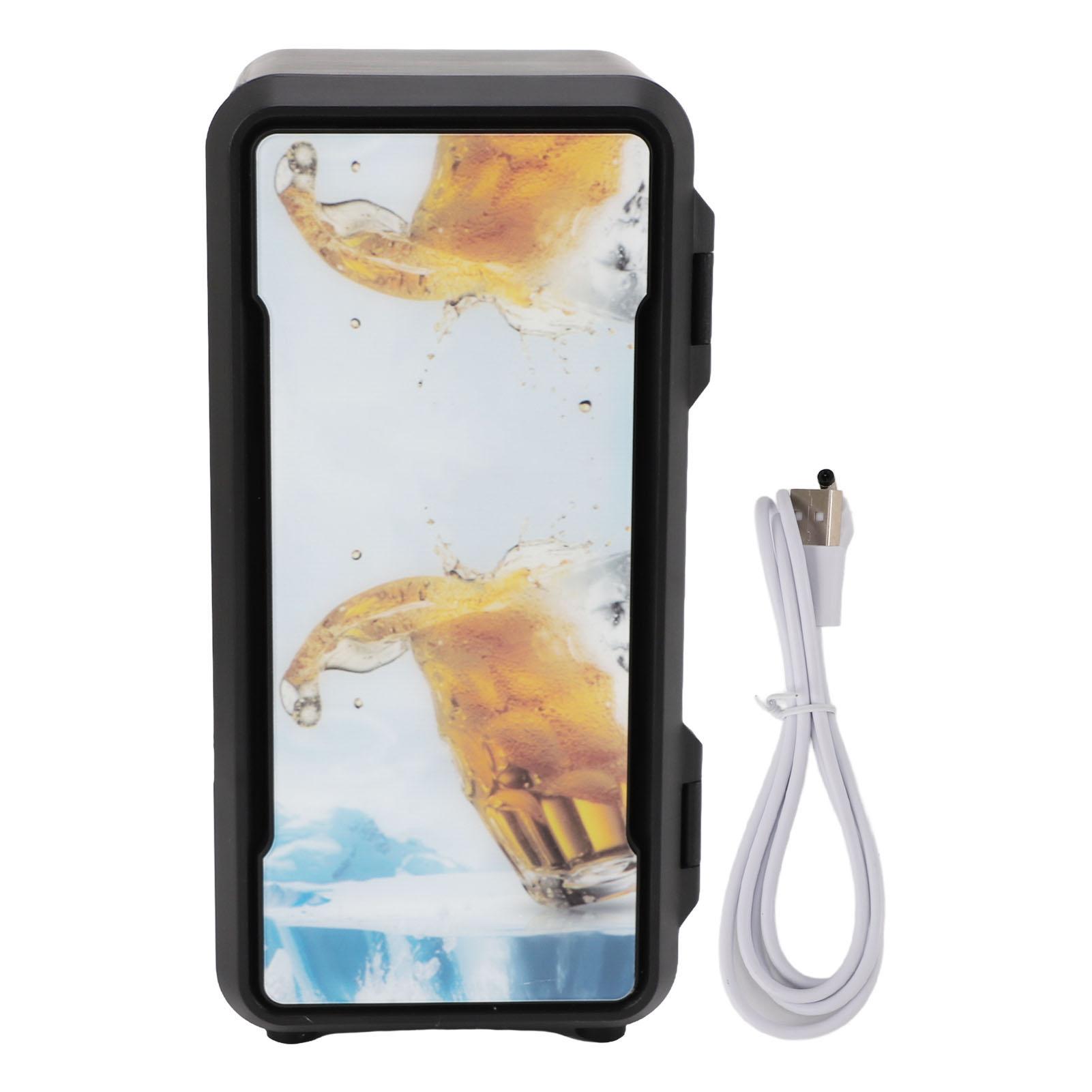 Tragbarer Mini-Kühlschrank 9V 2A 10?18W 5V 1A Kühl- und Wärmegerät USB-Schnittstelle Kompakter Kühlschrank für