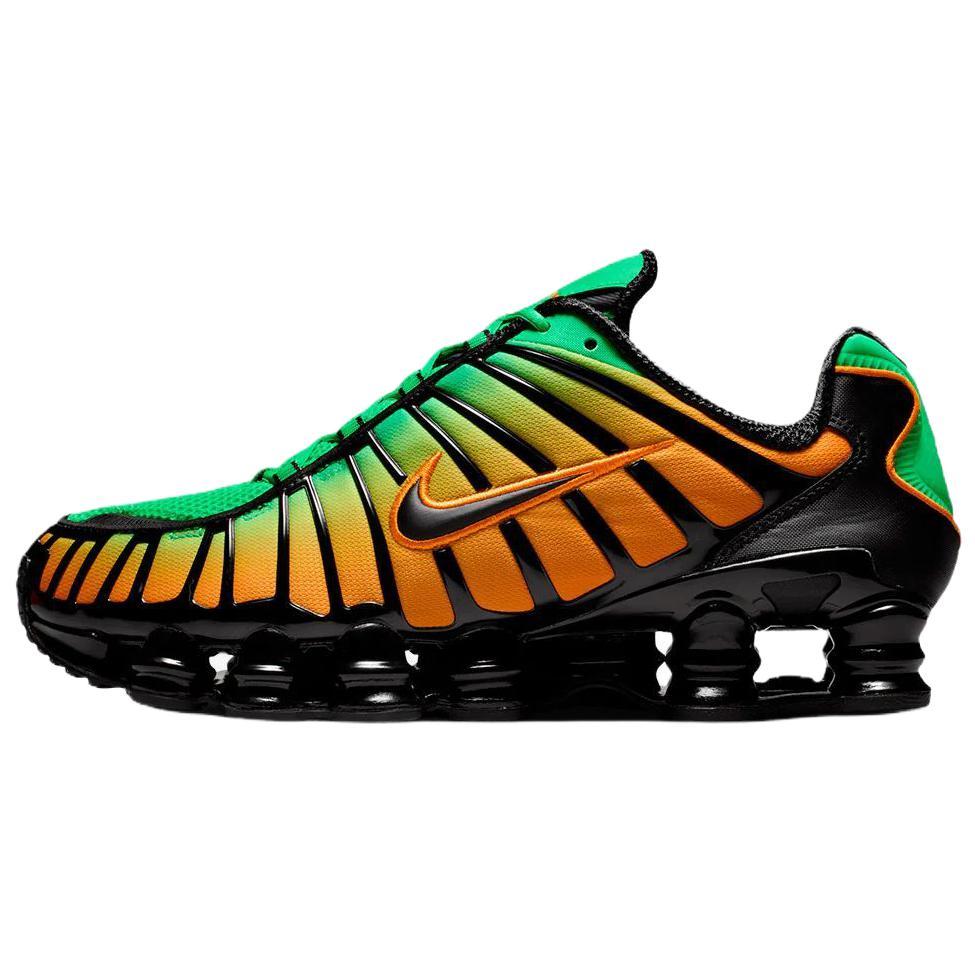 Nike Shox TL Green Shock Bright Ceramic Herren Sneaker Mehrfarbig Schwarz AV3595-301 45