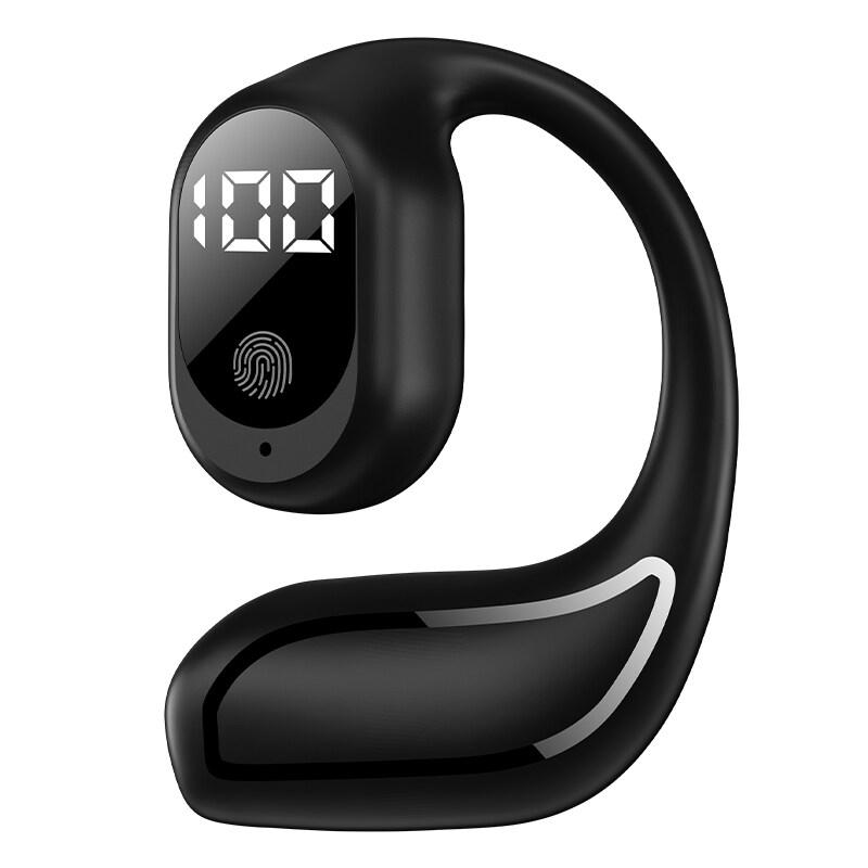 Kabelloser Kopfhörer Bluetooth 5.3 Headset Freisprecheinrichtung Geräuschkontrolle Stereo Musik Kopfhörer mit Mikrofon HiFi Stereo Ohrhörer schwarz