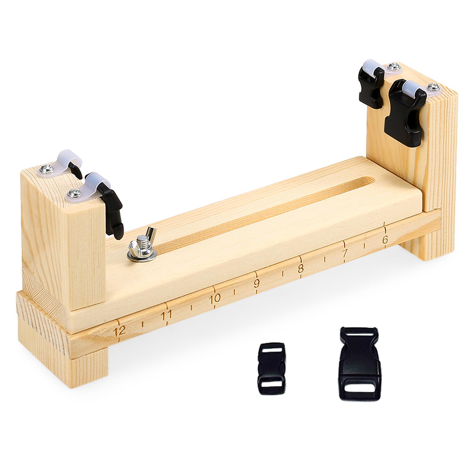 Holzarmband Jig Tool Survival Armband Strickwerkzeug DIY Flechten Paracord Maker Outdoor Short