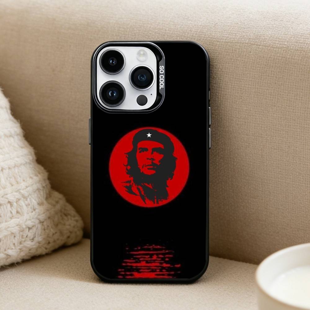 Che Guevara Handyhülle Für iPhone17, 16,15,14,13,12 Pro Max Schwarz Süßigkeit Matt Stoßfeste Hülle iPhone14Plus