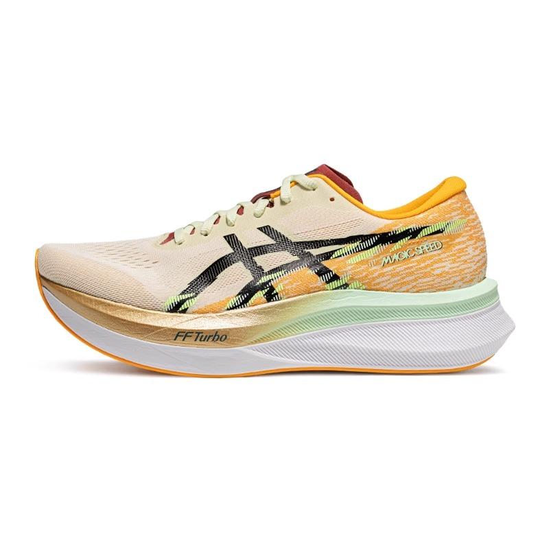 Asics Magic Speed 4 Bequeme Vielseitige Low-Top Laufschuhe Damen Laufschuhe Off-White 1012B879-100 39