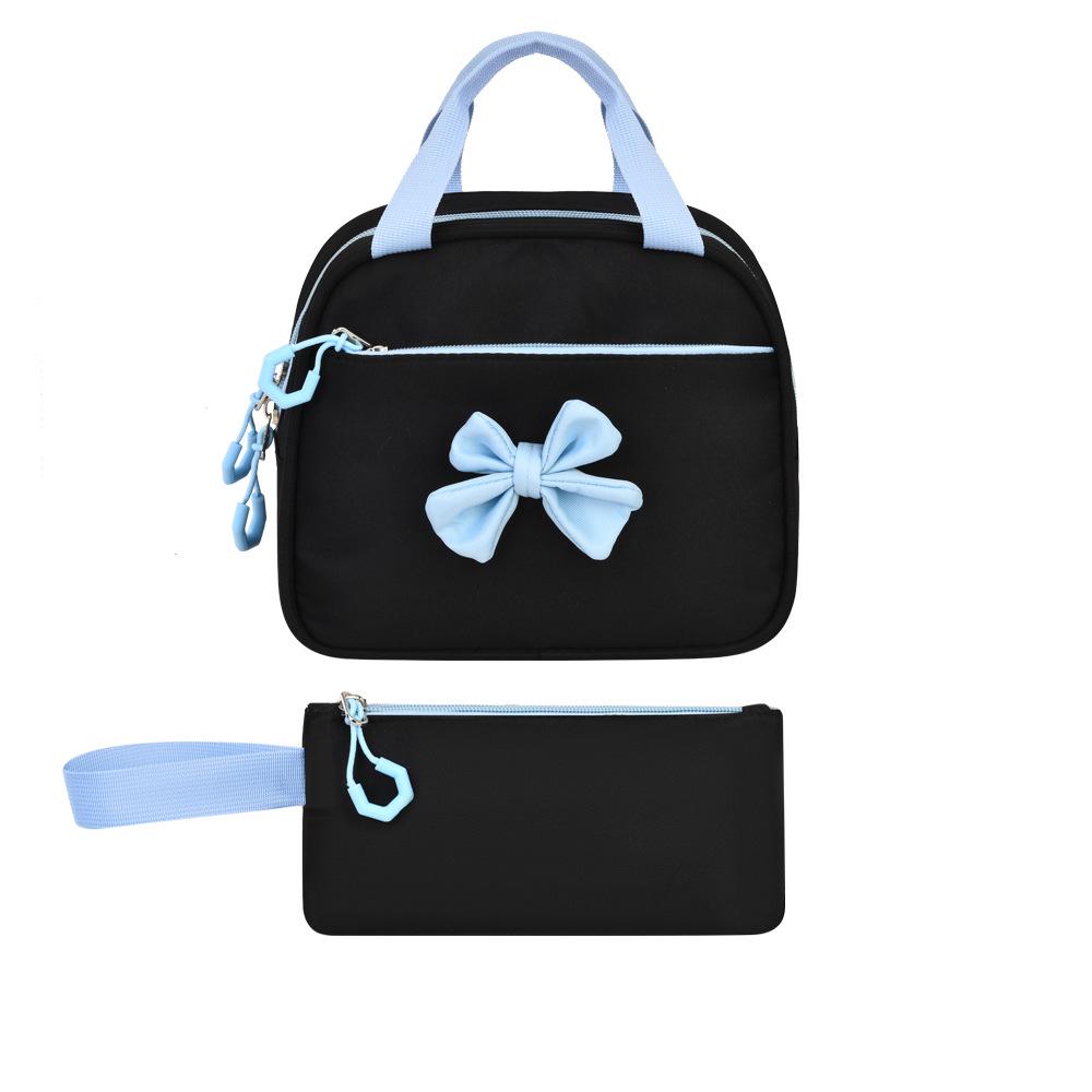Stilvolles Schulrucksack-Set: Zwei-Träger-Tasche mit Lunchtasche & Federmäppchen für Schüler
