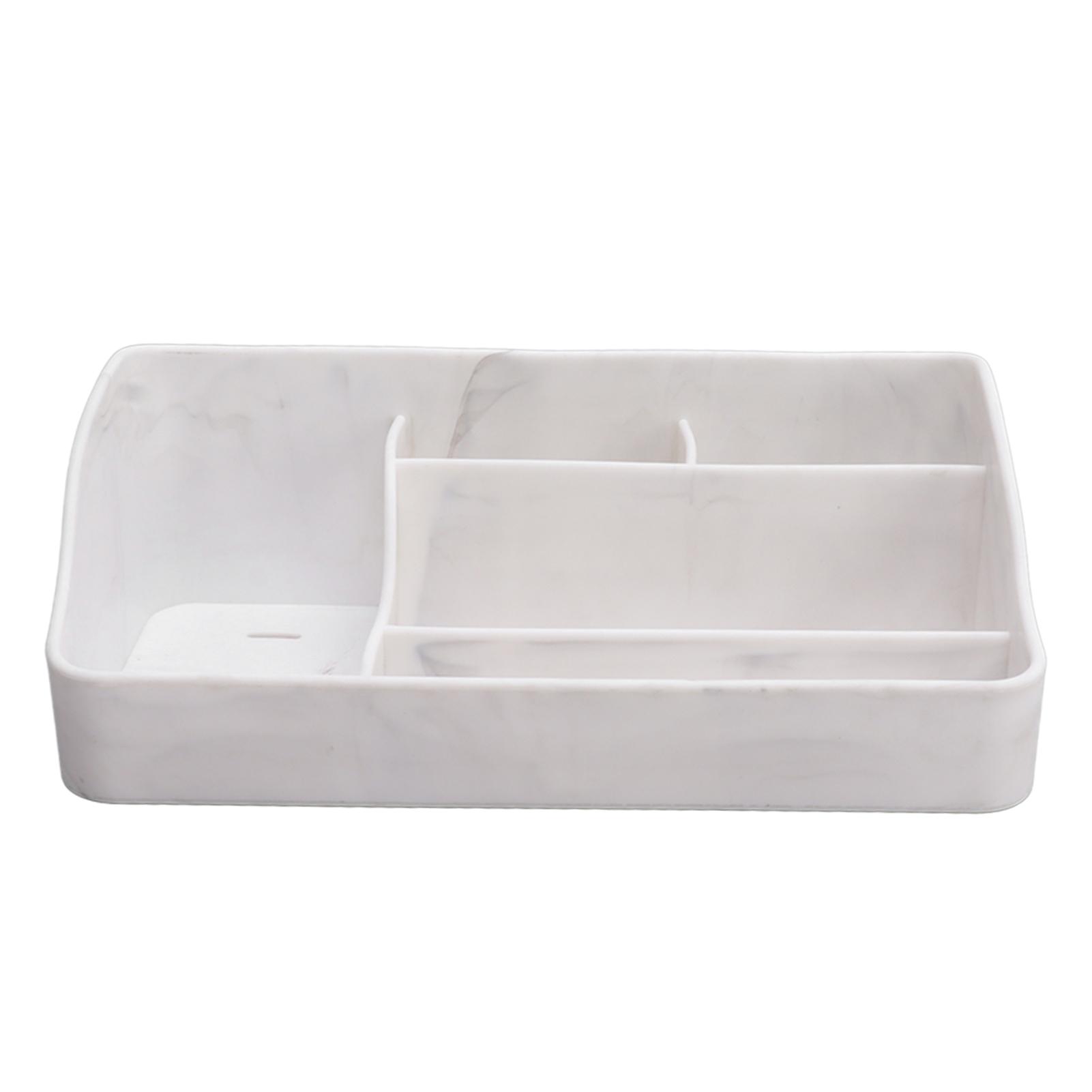 5 Fächer Make-up Organizer Silikon Kosmetik Aufbewahrungsbox Make-up Schreibtisch Organizer für Kosmetik Hautpflege