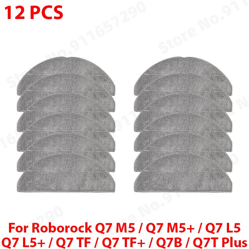 Passend für Roborock Q7 TF / TF+ / T+ / Q7B / Q7 M5 / M5+ / L5 Hauptbürste Seitenbürste Filter Hepa Wischlappen Staubbeutel Zubehör Teile
