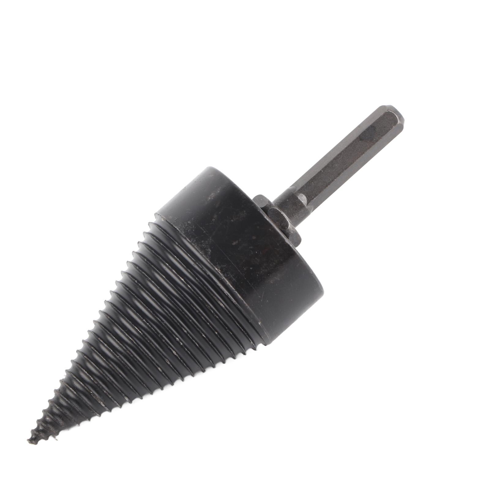 Brennholzbohrer Holzspalter Kohlenstoffstahl Kegel Sechskantschaft Bohrwerkzeug Schwarz 50mm 1.97in 50mm/2.0in ID, for SLR 50?70mm OD Lenses