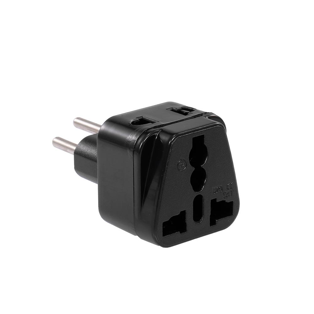 Hochwertiger Schweizer Embedded-Konvertierungsstecker, 5-Loch-Adapterstecker, Schweizer Stecker auf Universalsteckdose, Reisestecker-Adapter, Schwarz schwarz