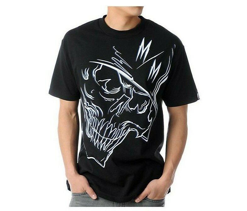 Metal Mulisha Two Some Schwarz Weiß Blau Siebdruck S Reduziertes Unisex T-Shirt S