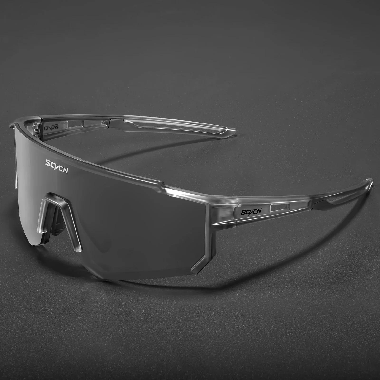 SCVCN Radsport Sonnenbrille Herren Damen Outdoor Sport Laufen Wandern Klettern Schutzbrille Mode Sonnenbrille UV400 Brille white
