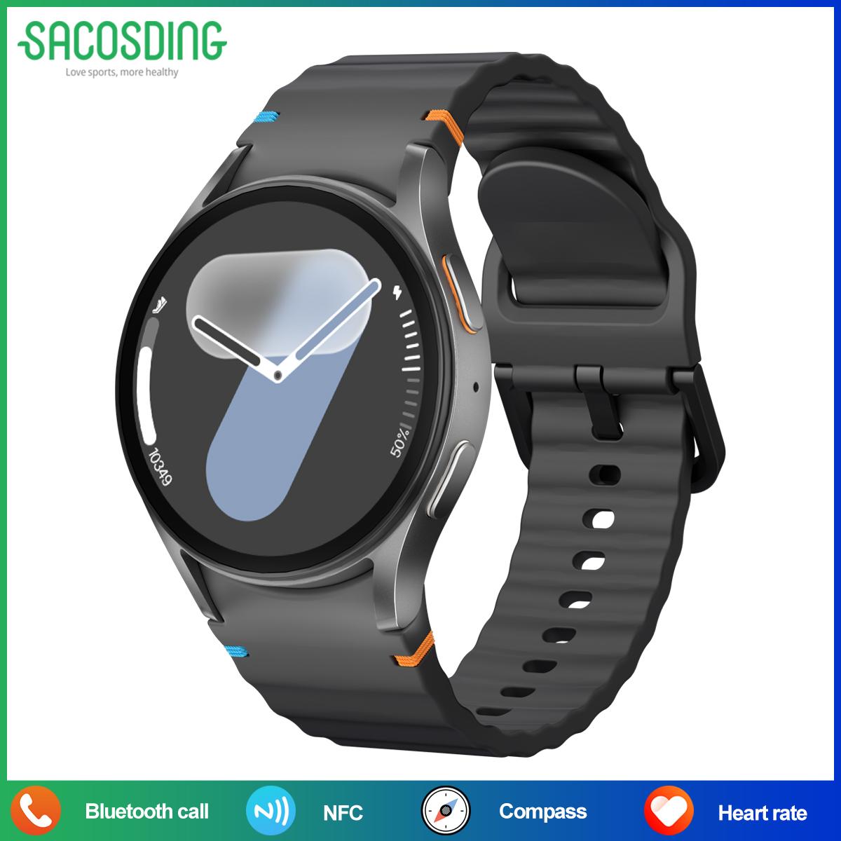 SACOSDING 2026 Neue HD Uhr 7 mini NFC Smartwatch Herren Always-On-Display Sport Bluetooth Anruf AMOLED Smartwatch Damen