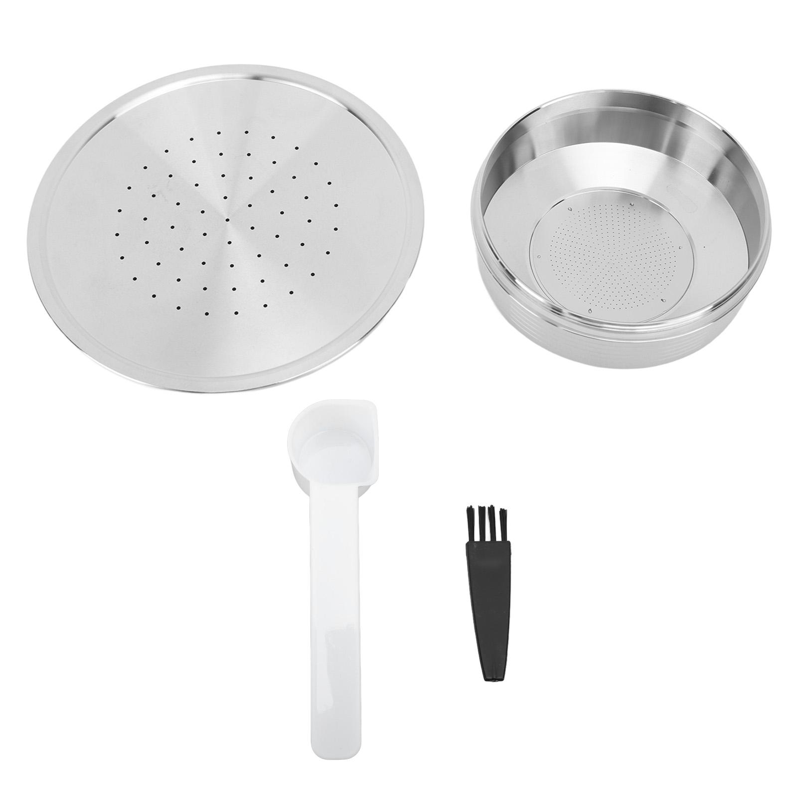 Wiederverwendbare Kaffeepads Edelstahl Nachfüllbare Kapsel Feines Netz Abnehmbare Leicht L