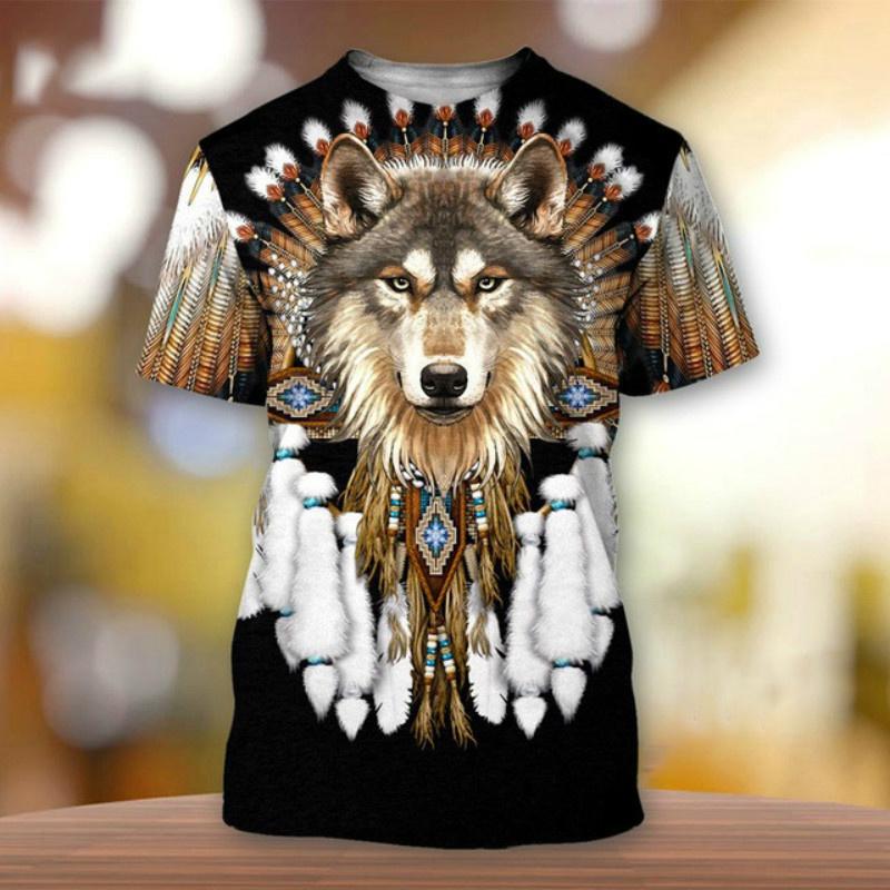 Boho-Herren-T-Shirts, 3D-Druck, Stretch, indisches Design, Paar-Straßen-T-Shirts, Sommermode, Kleidung, T-Shirts XXXL