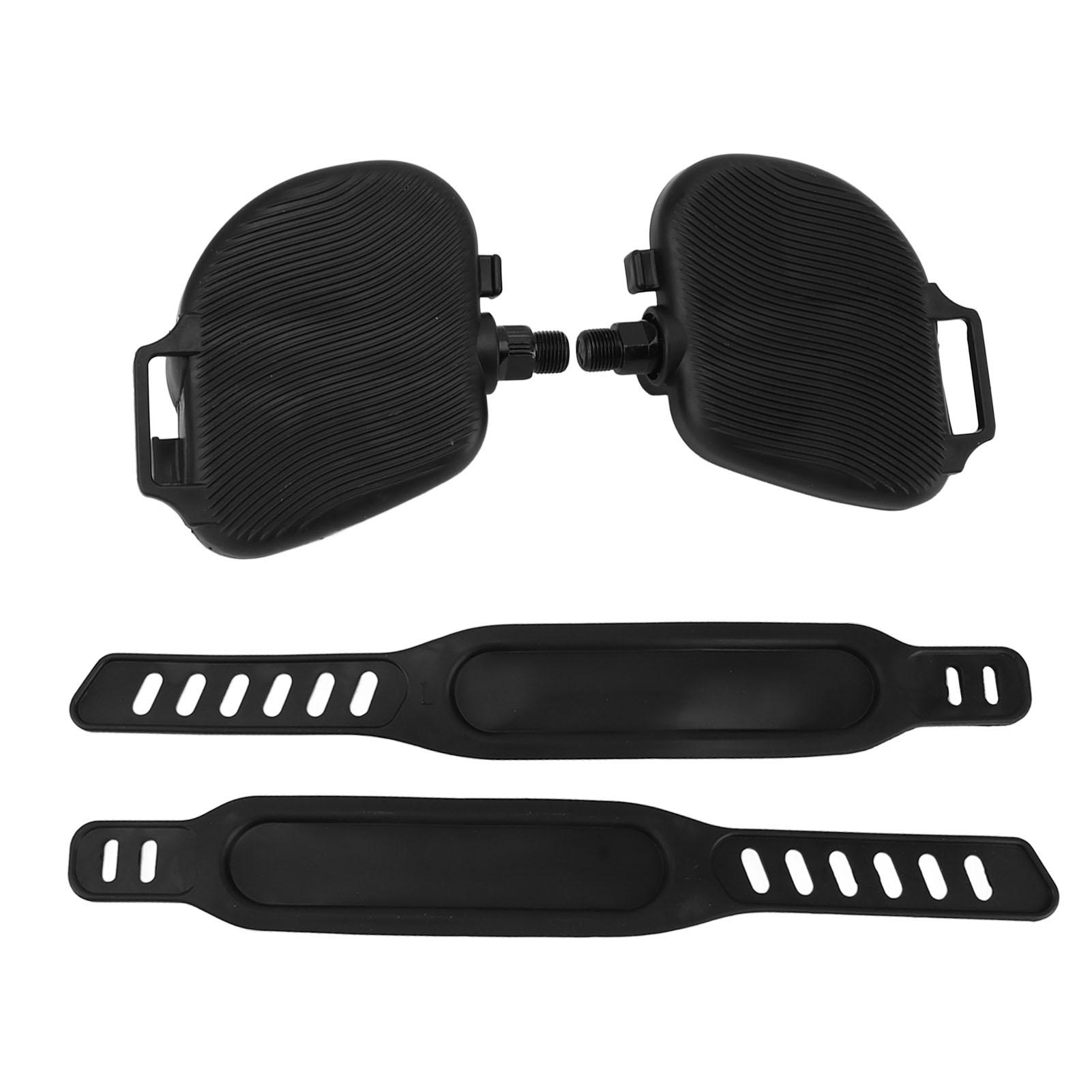 1 paar Heimtrainer Pedale Anti Slip Streifen Muster Tragbare Heimtrainer Teile mit Einstellbare