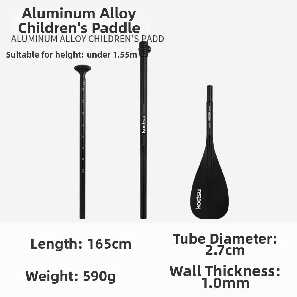 Verstellbares, umwandelbares, abnehmbares Einzel-/Doppelkopf-Ruderpaddel für SUP-Board und Kajak 165cm for Kids
