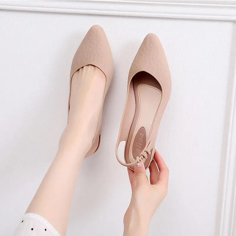 Sandalen Hausschuhe Damen Sommer Flache Sandalen Damen Stil Dicke Schuhe Wasserdicht Einzelne Schuhe Freizeitschuhe 41 khaki